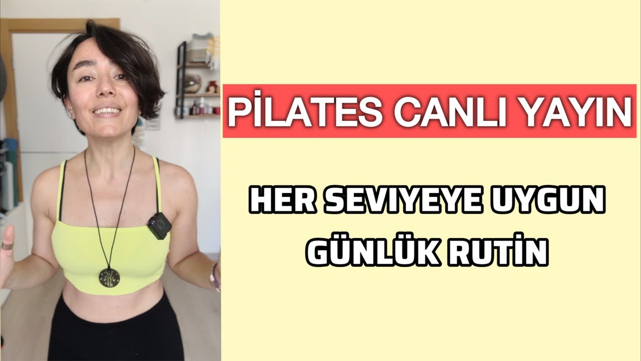 CANLI YAYINDA PİLATES YAPIYORUZ✨ Herkese Uygundur