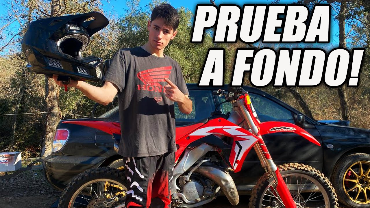 Unboxing y Review I MI NUEVO casco FOX v3 RS carbono + CR125 🔥