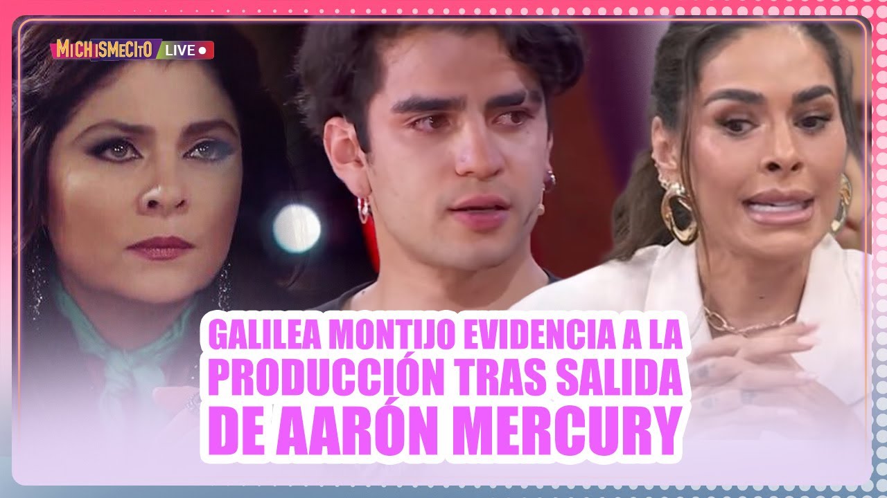 Galilea Montijo evidencia a la producción tras salida de Aarón Mercury / MICHISMECITO