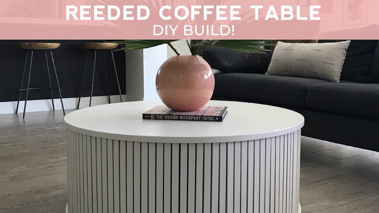 Reeded Round Coffee Table - Full Build