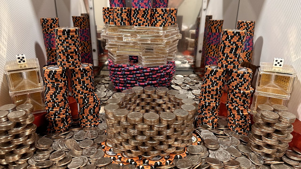 1 quarter challenge $1 million dollars buy in high limit coin pusher