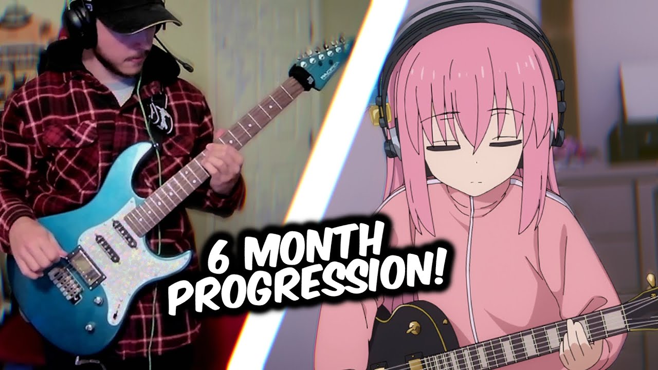 i started playing guitar because of Bocchi The Rock (6 month progression)