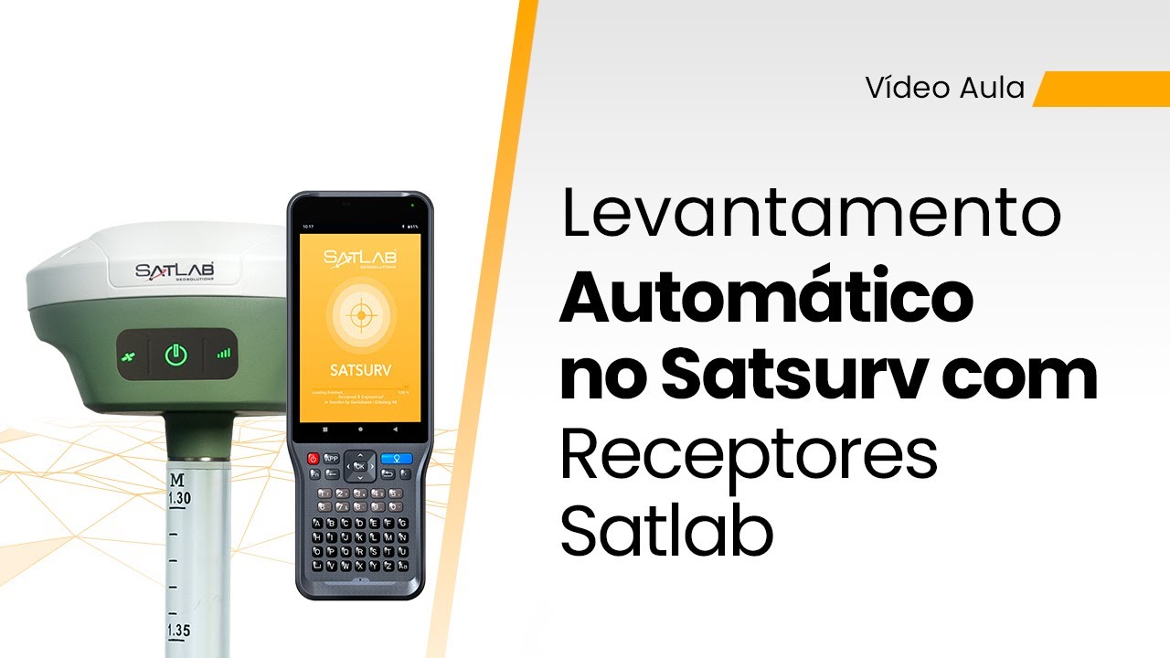 Levantamento Automático no Satsurv com Receptores Satlab