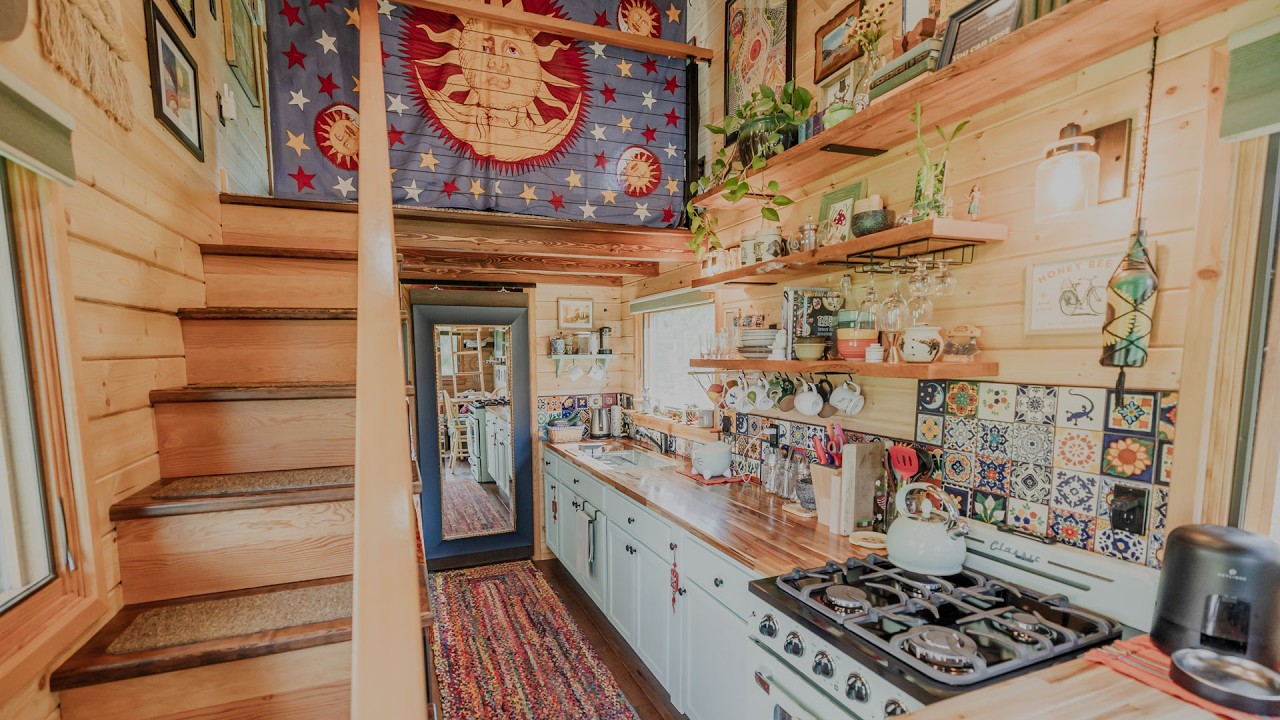 Their Tiny Home Layout Feels Like a Full-Size House