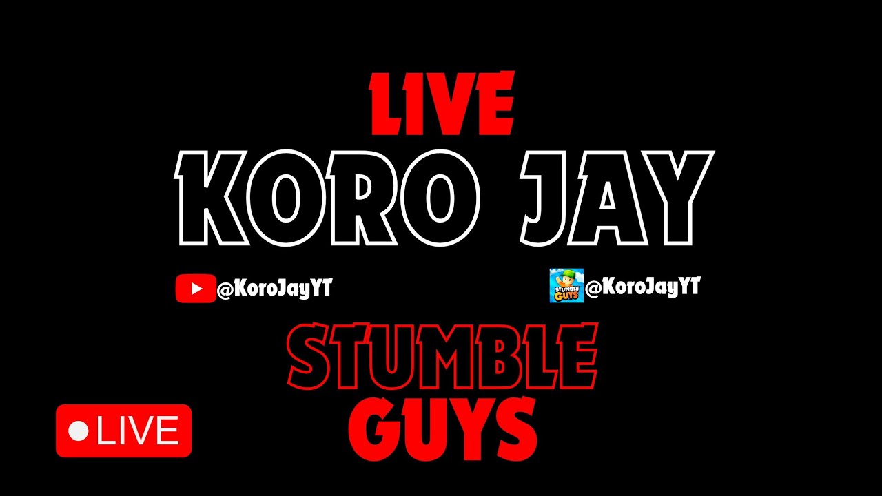 🔴𝑺𝑯𝑰𝑹𝑶 𝑮𝑨𝑴𝑬𝑹 IS LIVE!!!🔥|| Stumble Guys Live | INW SERVER | #stumbleguys #stumbleguyslive
