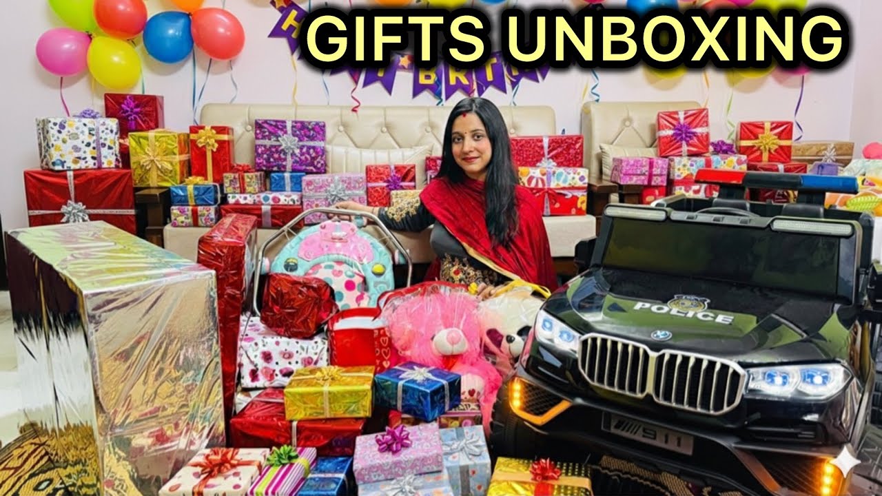 Day-158 Unboxing Shrihaan’s All Birthday Gifts 🎁 
