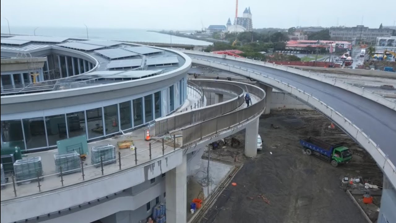 2026.03.03  淡江大橋工程 淡水端  各區最新進度概況 空拍直播