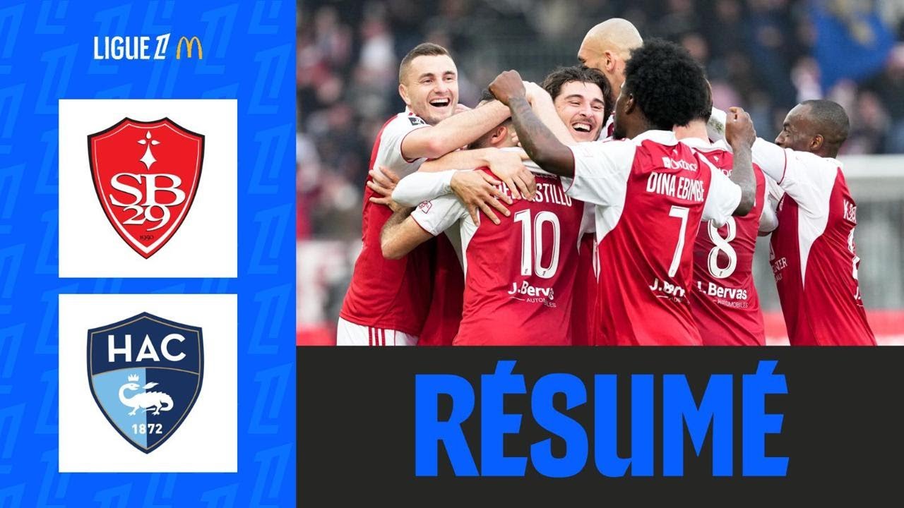 Del Castillo puis Ajorque&nbsp;: Brest ENCHAINE face au Havre | 25&egrave;me journ&eacute;e - Ligue 1 McDonald's 25/26