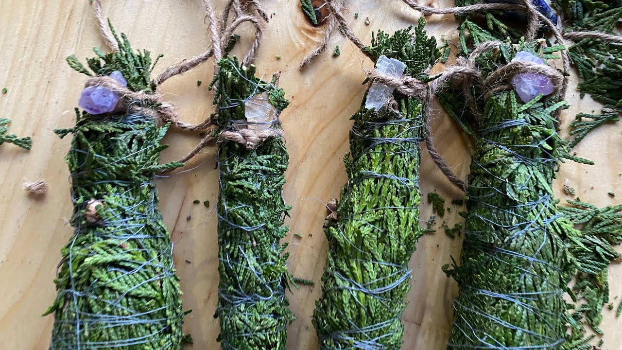 How To Make A Cedar Smudge Stick