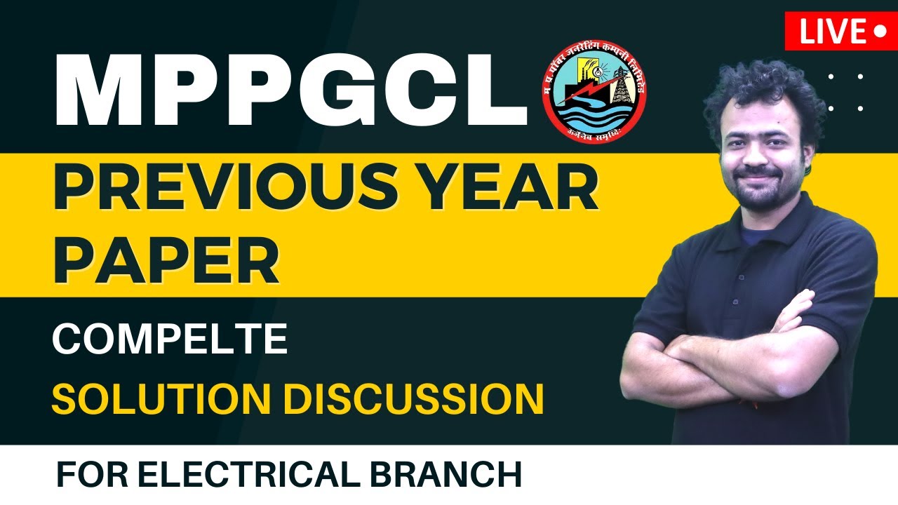 MPPGCL Electrical Previous Year Question Paper | 2018 | MPPGCL Recruitment 2023| MP Energy 2023