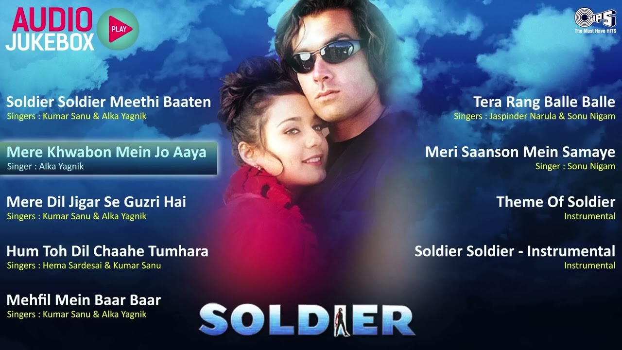 Audio Jukebox | Soldier Movie | Bobby Deol | Preity Zinta | Anu Malik | 90s Bollywood Hits Songs