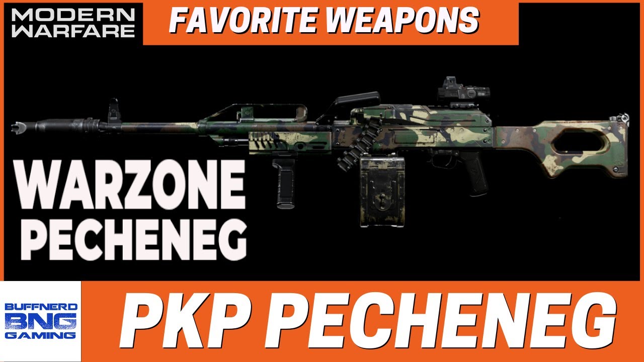 PKP Pecheneg - Favorite Weapons - Call Of Duty Modern Warfare
