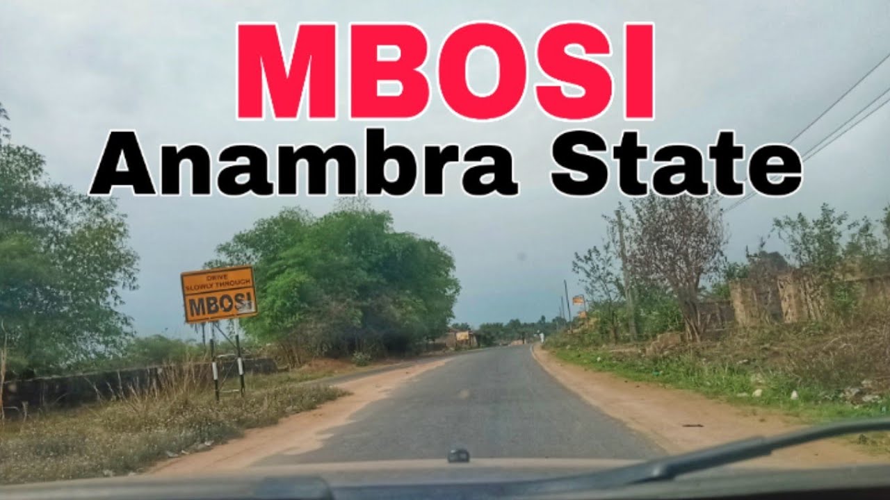 Drive Through MBOSI TOWN IN ANAMBRA STATE | Villages in MBOSI, Anambra