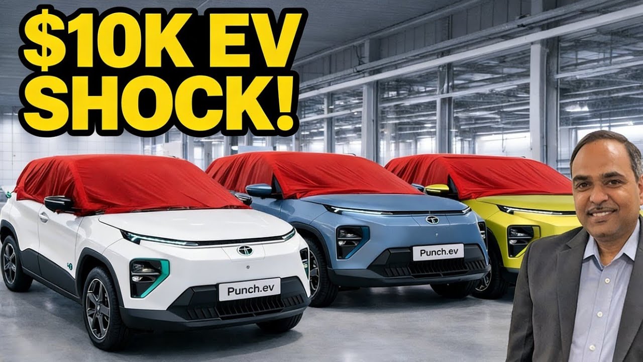 $10,799 EV SHOCKER: How Tata Punch EV Could Disrupt Tesla & BYD!