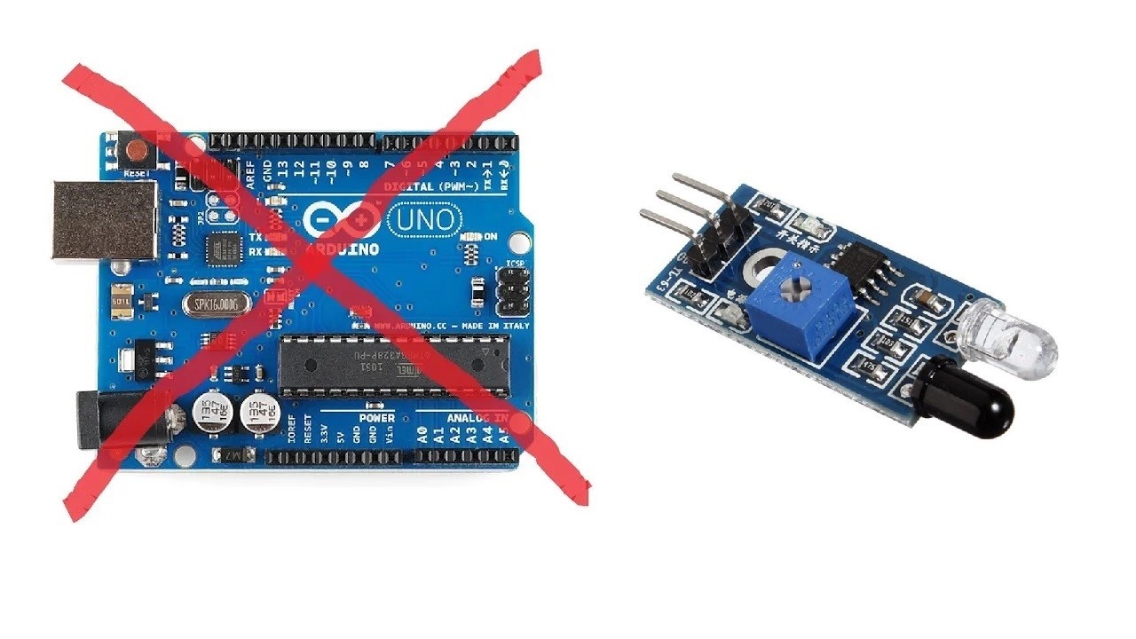 220v avoidance switch using FC-51 without Arduino