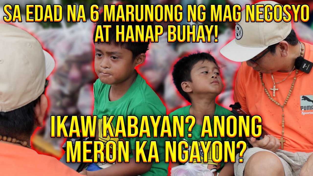 SA EDAD NA 6 AY MARUNONG NA SIYANG MAG NEGOSYO AT HANAP BUHAY IKAW KABABAYAN? ANONG MERON KA NGAYON?