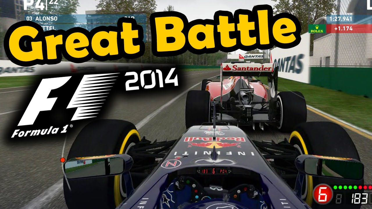 F1 2014 Gameplay Australia 50% Race - Sebastian Vettel