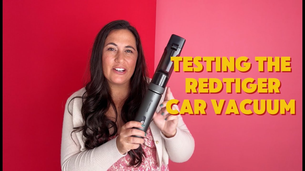 Testing out this Redtiger car vacuum and how well it cleans