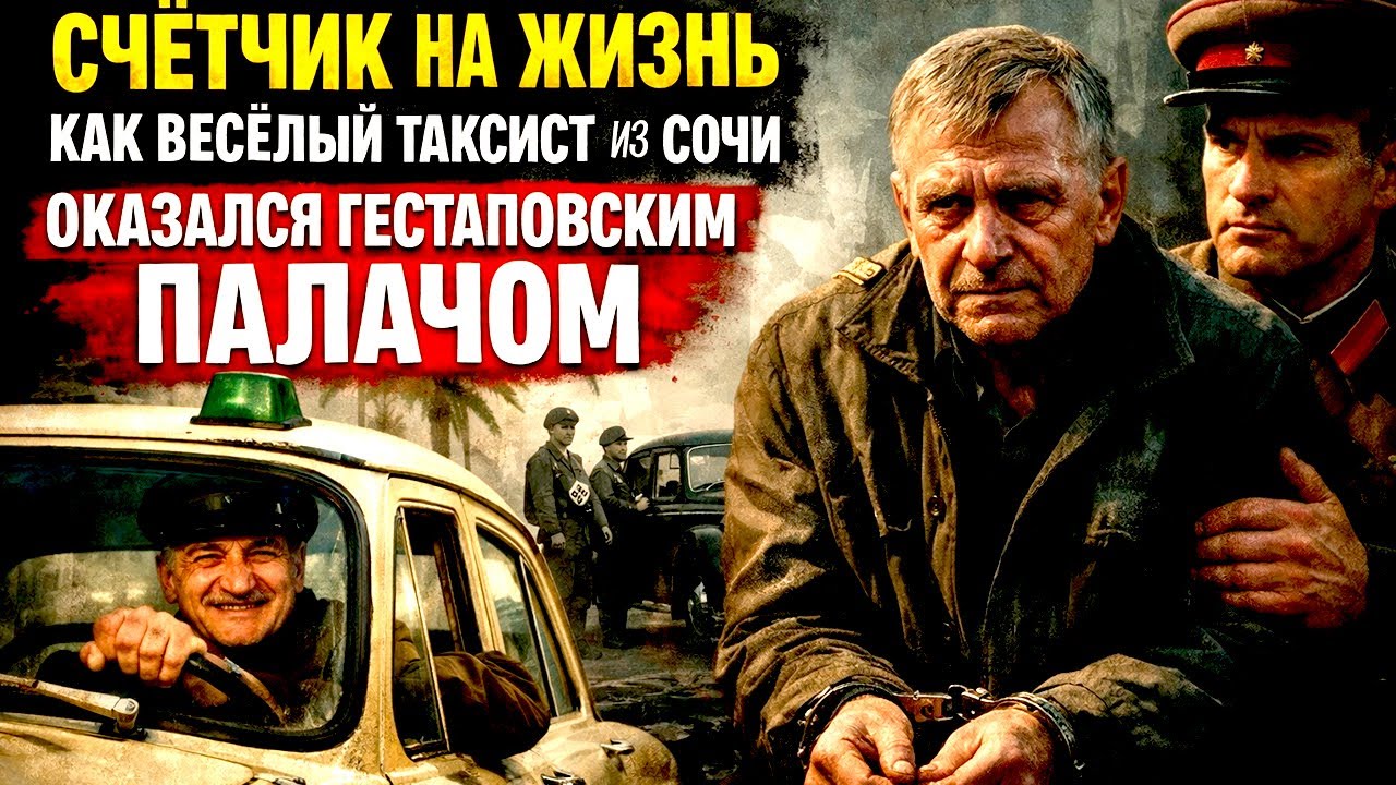 СЧЁТЧИК НА ЖИЗНЬ: КАК ВЕСЁЛЫЙ ТАКСИСТ ИЗ СОЧИ ОКАЗАЛСЯ ГЕСТАПОВСКИМ ПАЛАЧОМ