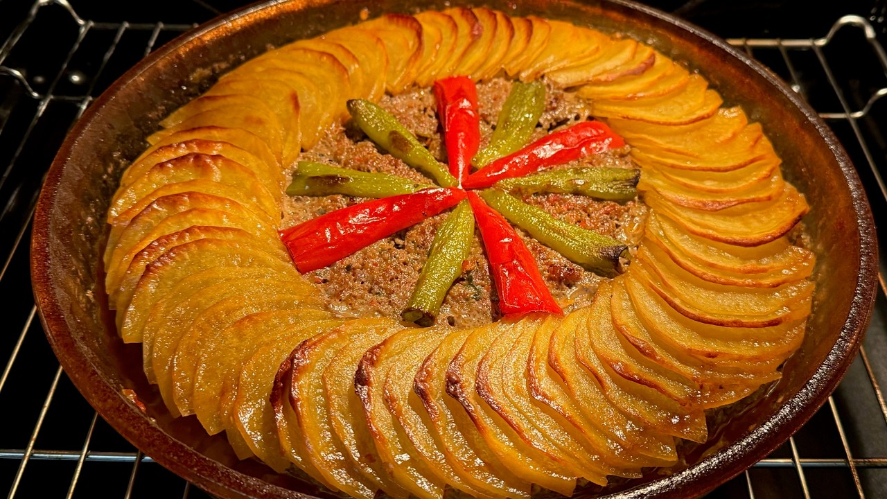 İNANILMAZ KOLAY VE LEZZETLİ ❗️TAM MİSAFİR YEMEĞİ TARİFİ 😍Tepsi (Sini) Kebabı Tarifi Çiçekintarifleri