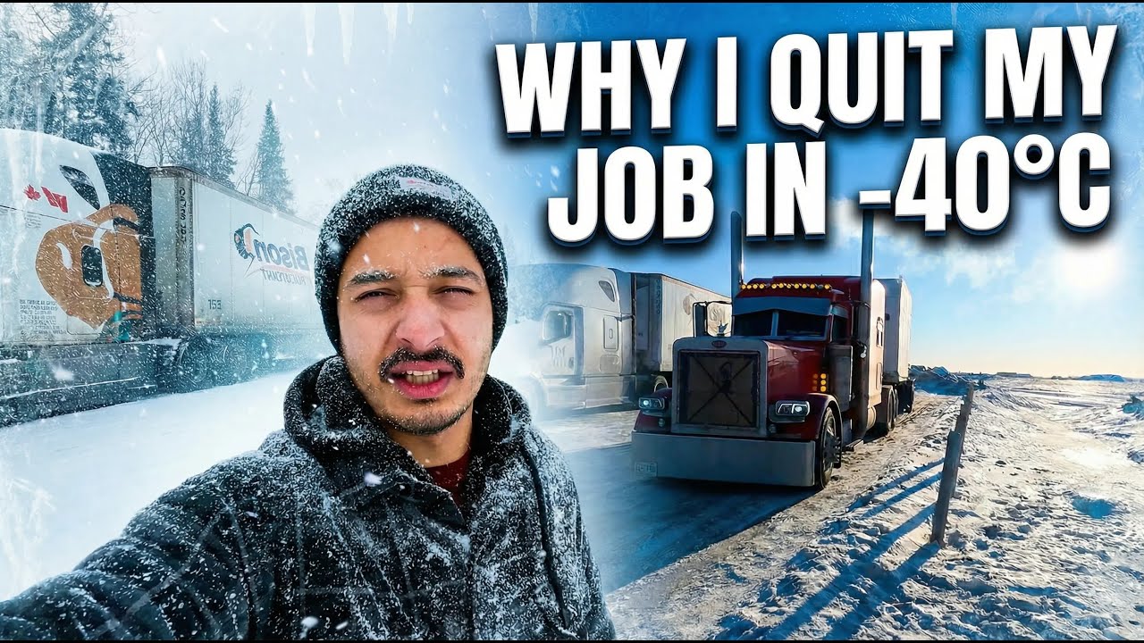I Quit my job in -40 C in Canada ||  Extreme winter conditions ||