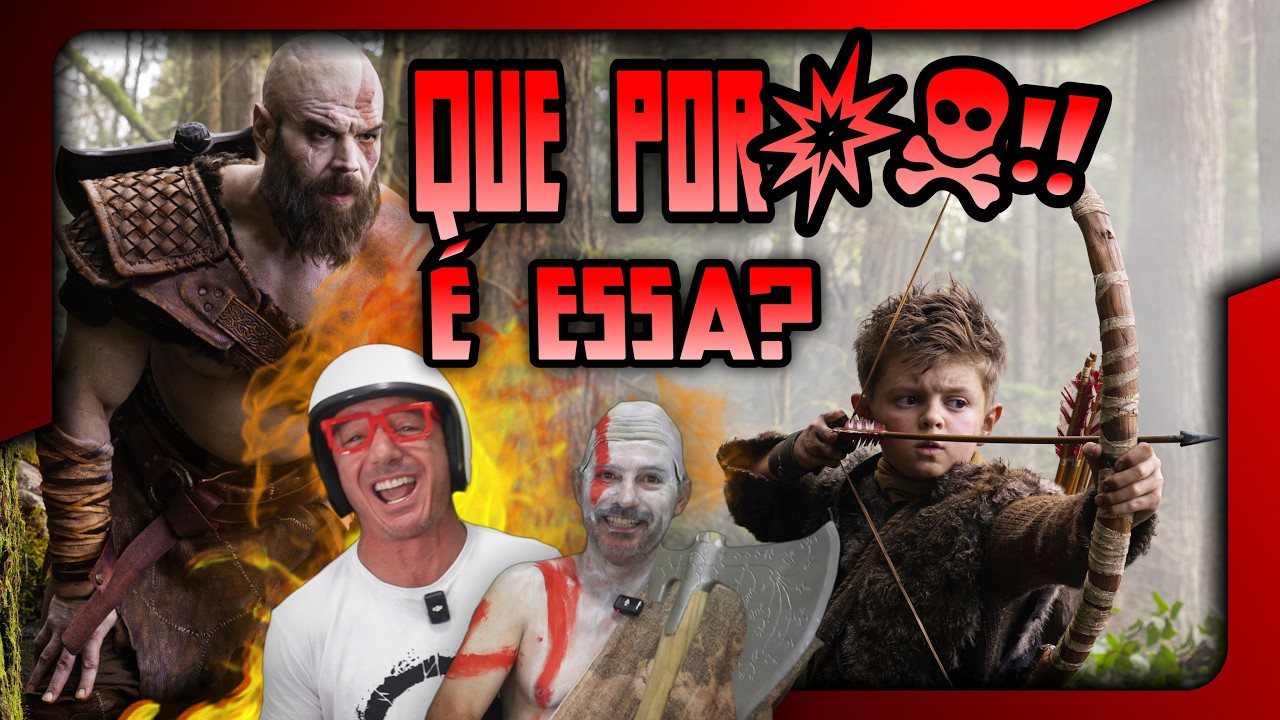 🤬 IMAGEM DA SÉRIE DE GOD OF WAR PARECE PHOTOSHOP BARATO! A AMAZON VAI DESTRUIR O KRATOS? #reaction