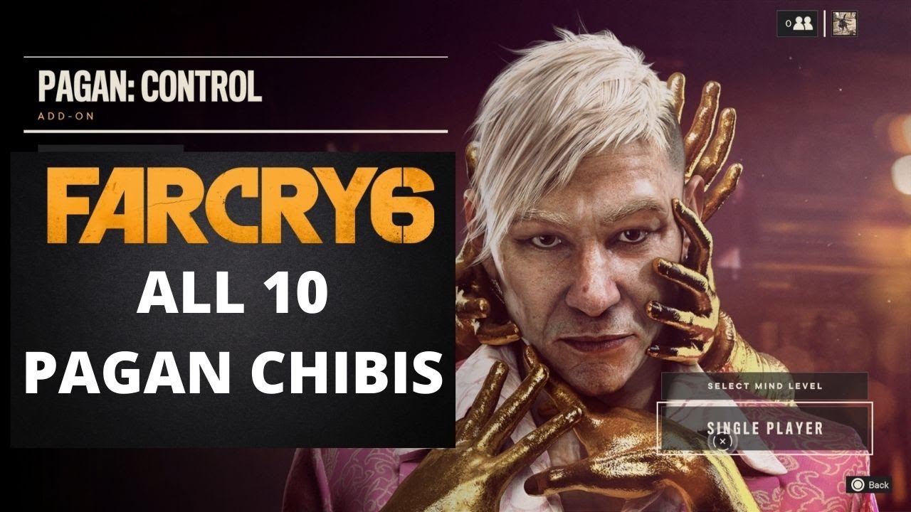 Far Cry 6 Pagan Control DLC - All 10 Pagan Chibis (Vanity Project Trophy /  Achievement Guide)
