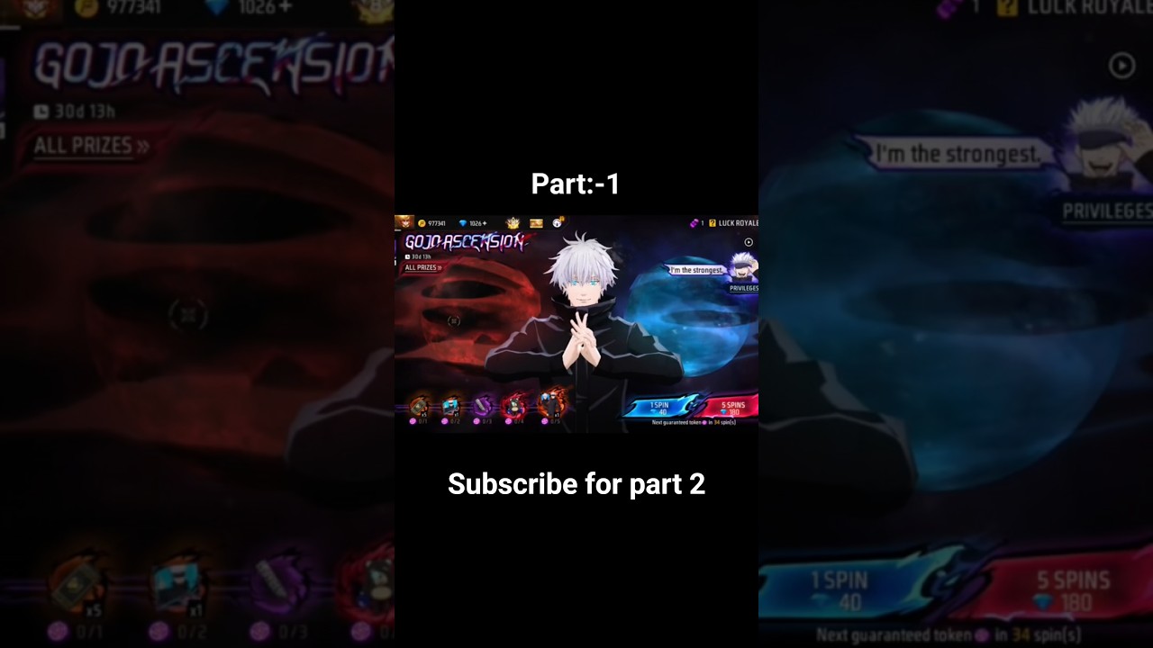 new bundle gojo ascension bundle🔥🔥