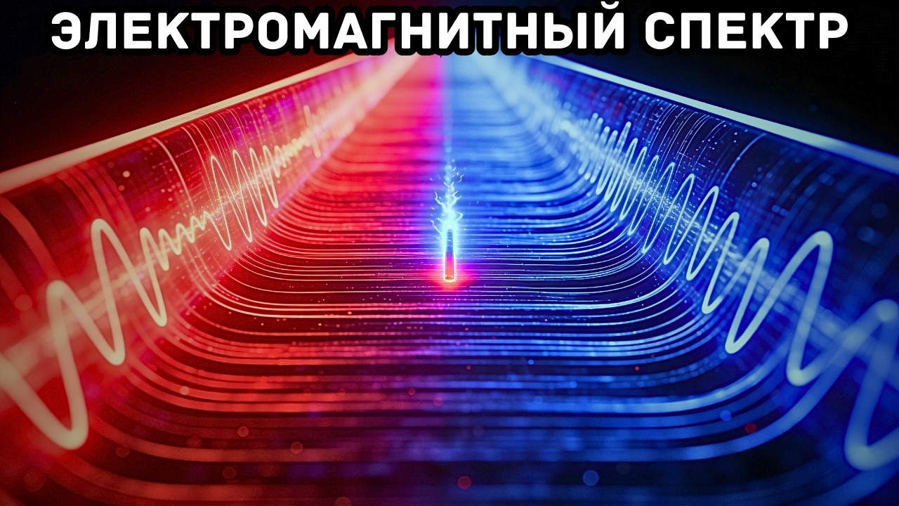 Истинный масштаб электромагнитного спектра — видимый свет составляет всего 0,0035%!