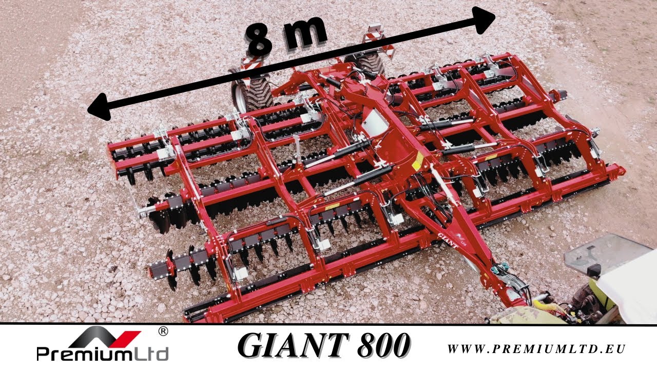 Premium LTD -Giant 800 mit messerwalze