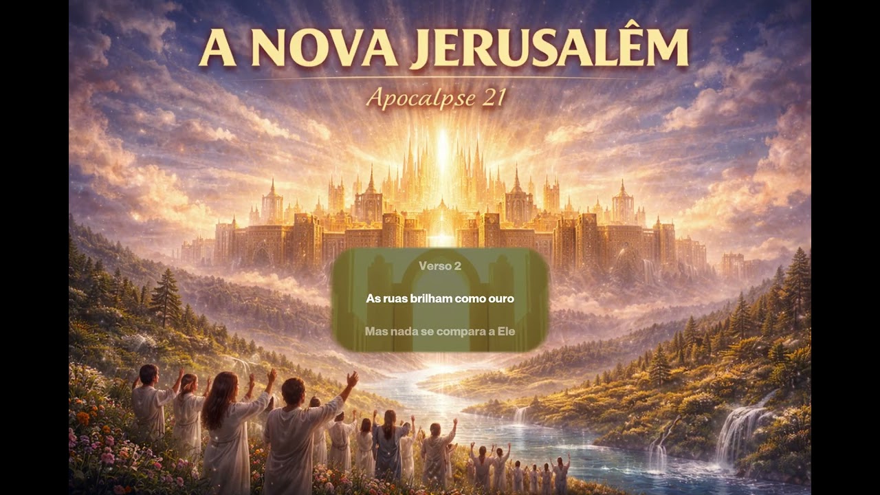 A Cidade Que Desce do Céu. inspirada em “A Nova Jerusalém” (Apocalipse 21). #fe #cristo #gospelmusic
