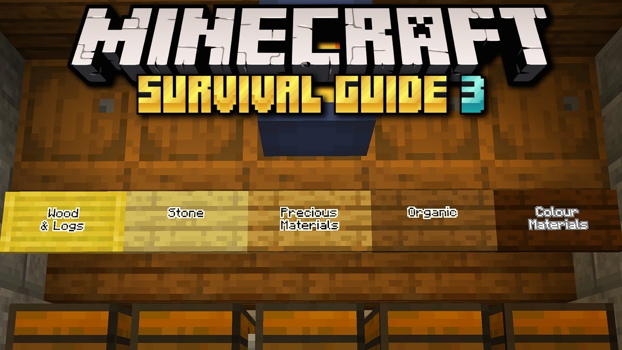 Setting Up Your Storage Room! ▫ Minecraft Survival Guide ▫ Tutorial Let's Play [S3 Ep.8]