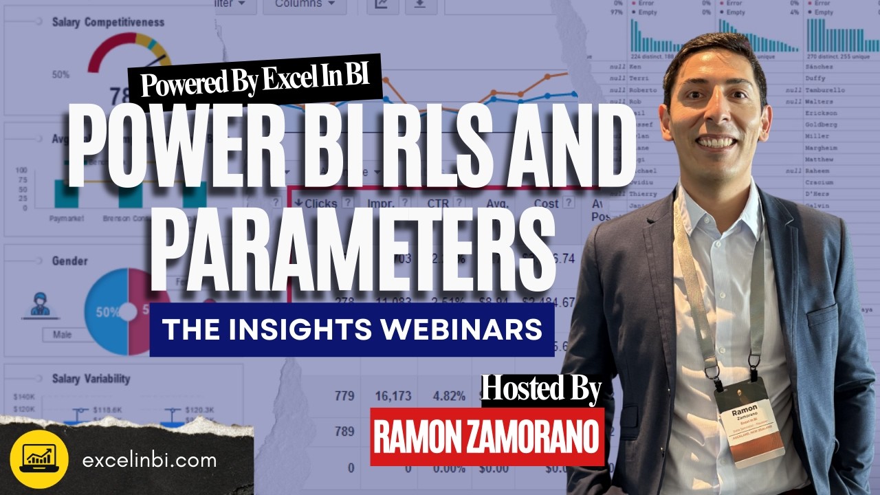Power BI RLS and parameters | Excel in BI Webinars