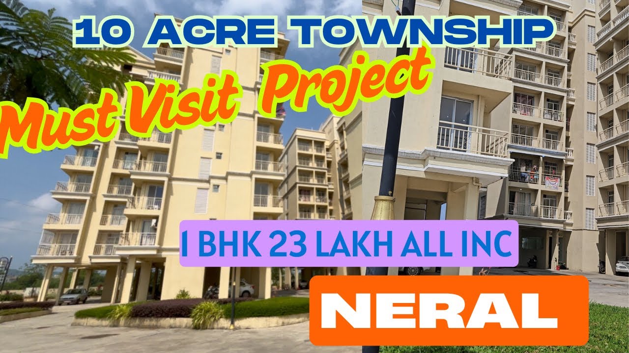 Neral | 1 BHK Apartment | Housing Project | Township | Near Mumbai | Weekend Home | +91 9356946852