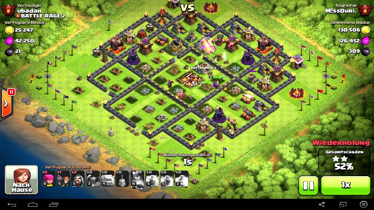 [CoC] Best Fight and Defense of the Week | 40 Queen and only Healer #1