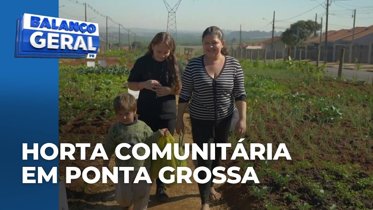 Horta comunit&aacute;ria muda paisagem da cidade e traz renda dos alimentos para 30 fam&iacute;lias