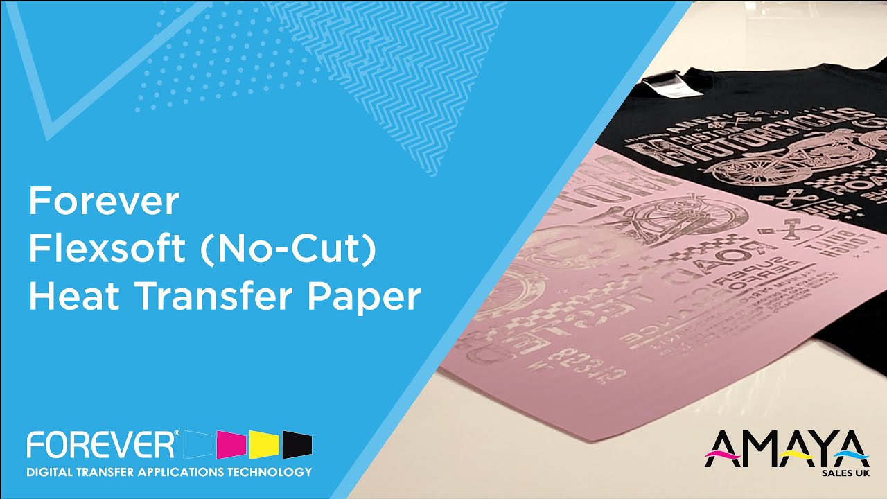 How to print light and dark shirts using Forever Flexsoft (No-Cut) Heat Transfer Paper
