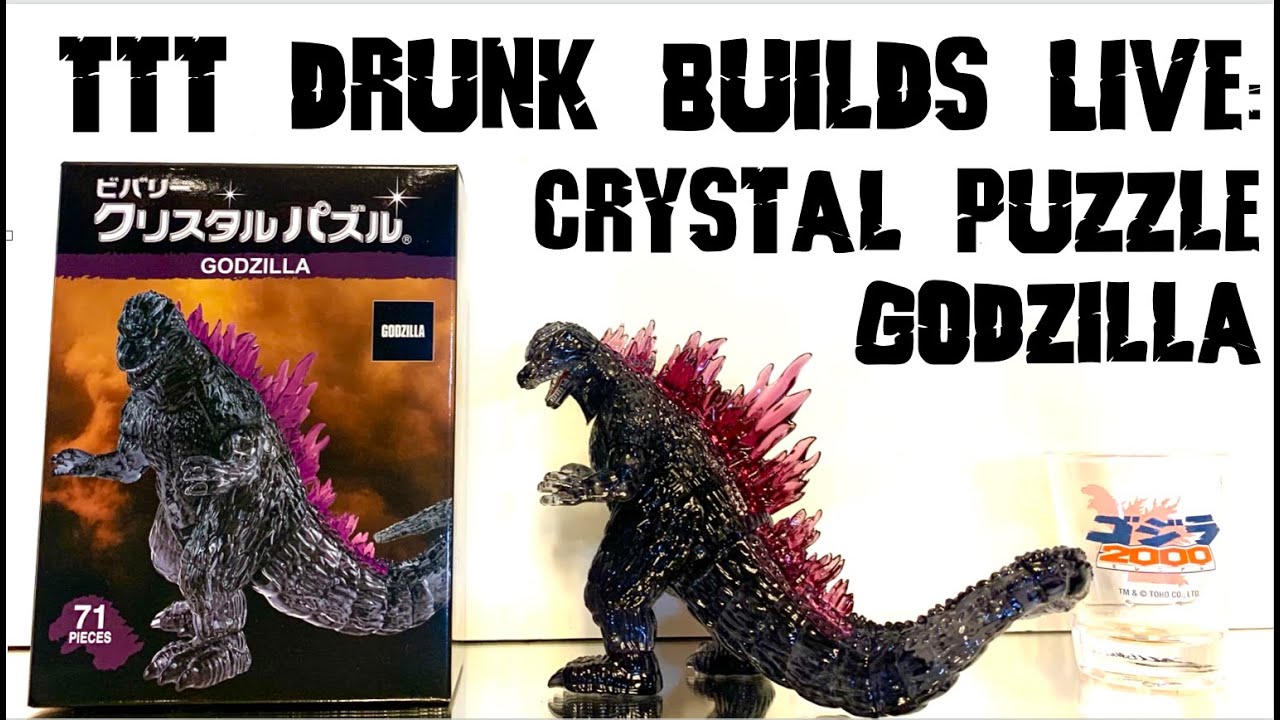 Godzilla 3D Crystal Puzzle - Drunk Build Live!