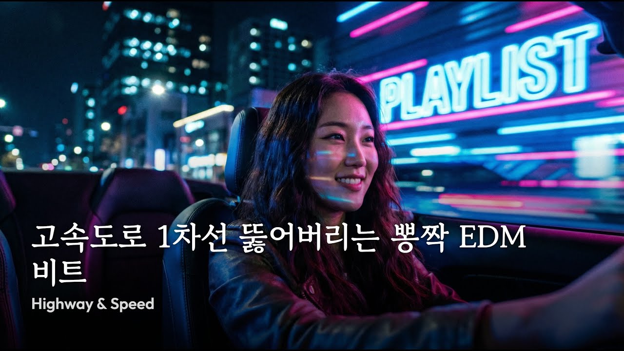 playlist 🚗 고속도로 1차선 뚫어버리는 뽕짝 EDM 비트 | Highway & Speed