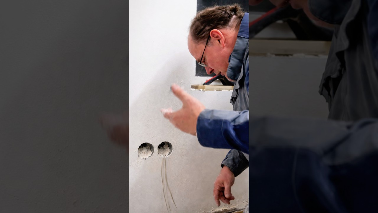 Steckdosen V&Ouml;LLIG zugesaut! 😡 Elektriker verliert die Nerven&hellip;