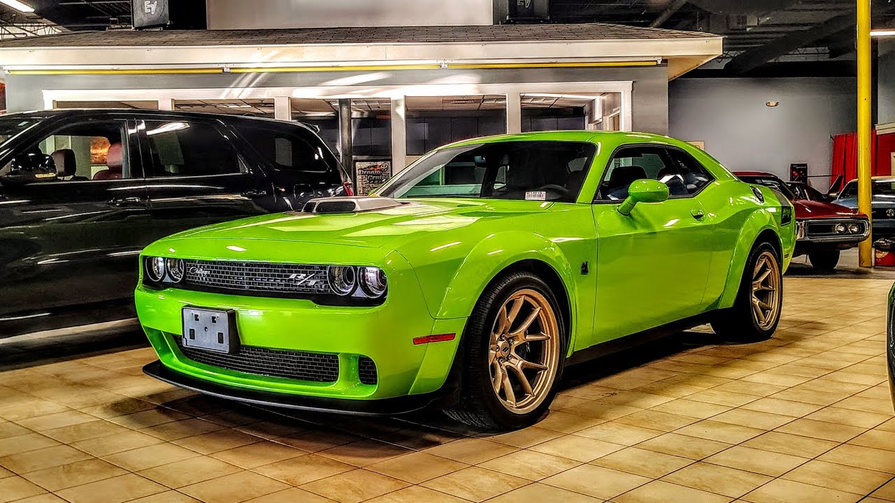 LAST 📞2023 DODGE CHALLENGER SCAT PACK SWINGER 6.4L HEMI V8 485HP EXT SUBLIME GREEN/BLACK INT 12/6/26