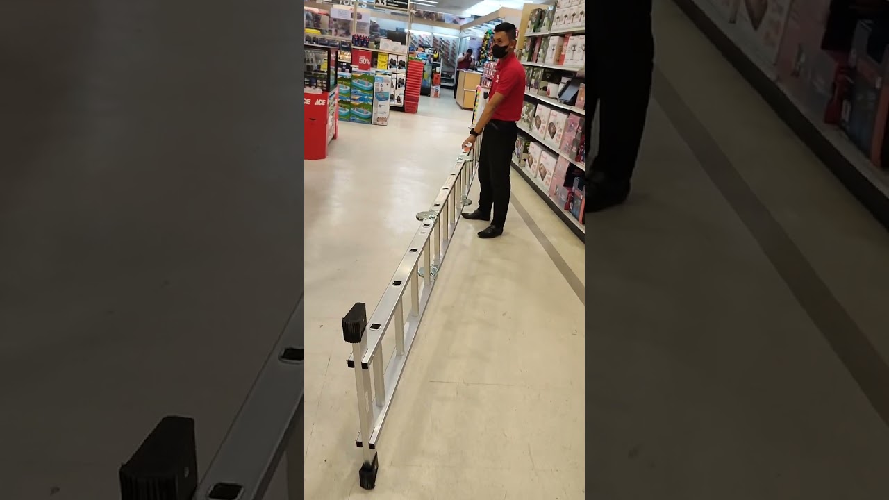 16ft LADDER DEMONSTRATION #acehardware #ladder #guttercleaning