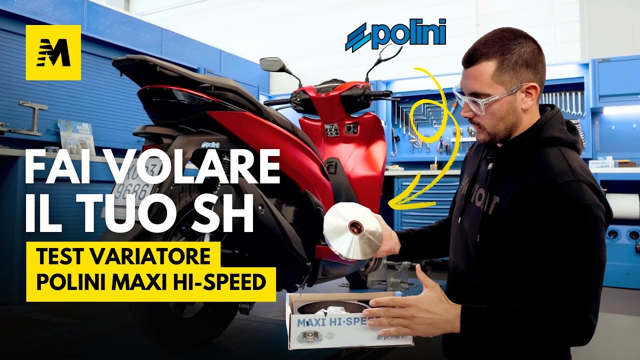 TEST Honda SH350 con variatore Maxi Hi-Speed Polini: come far volare lo scooter!