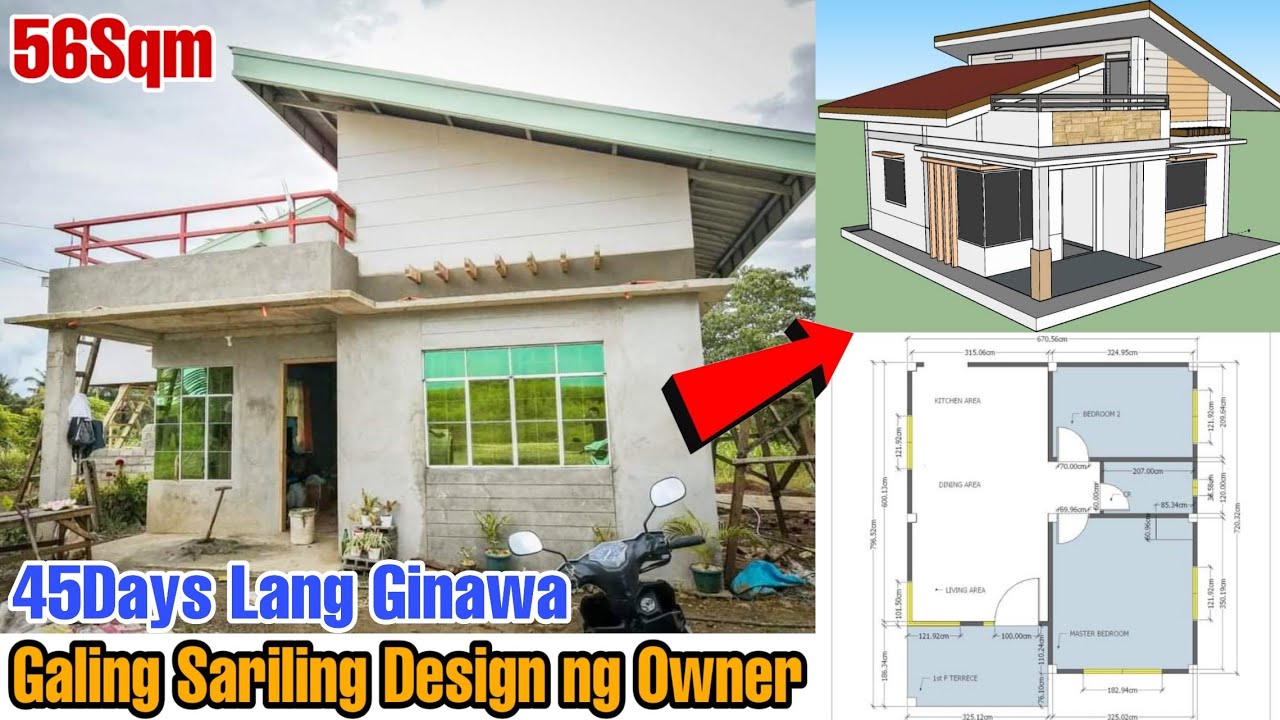 Galing ng Owner Magdesign, 450K Budget Niya May Roofdeck na w/ Attic Room Pa, Congrats Cabatac Fam.