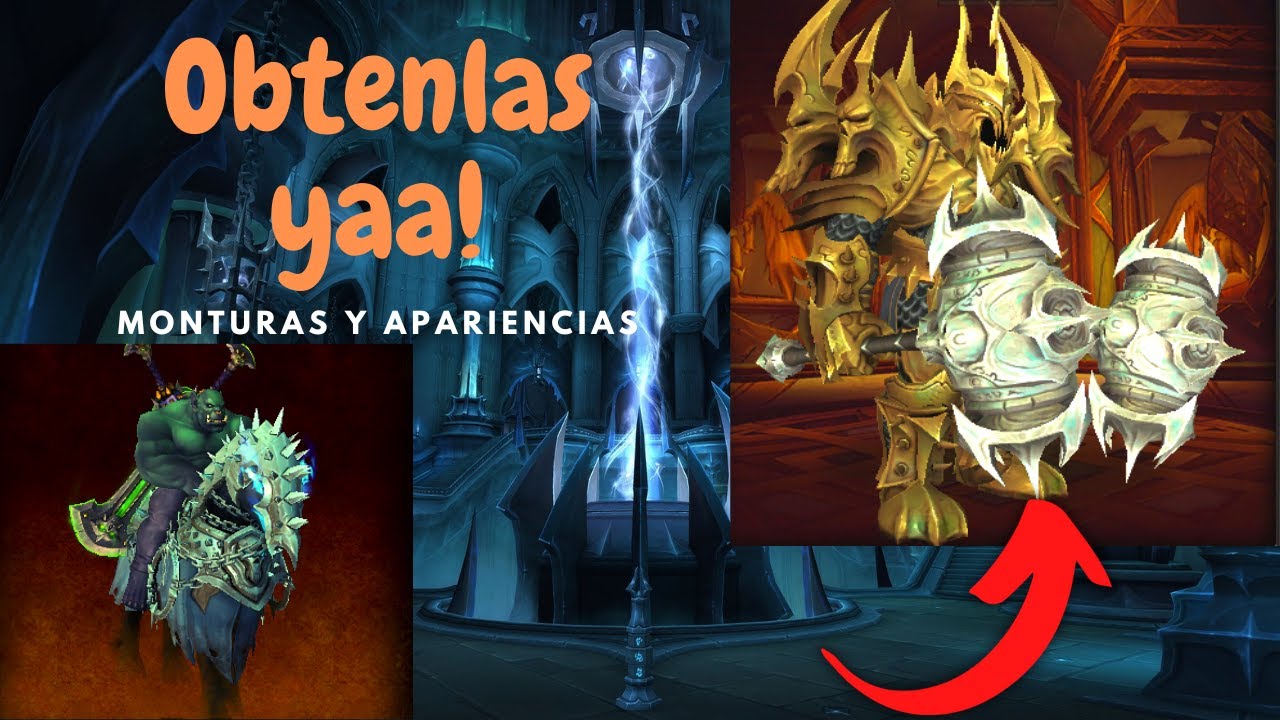 MONTURAS Y COSMETICOS FACIL DE OBTENER WORLD OF WARCRAFT