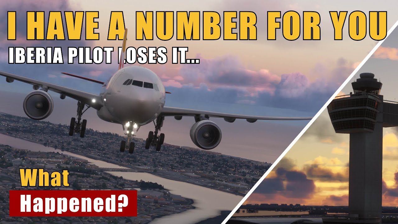 ANGRY Iberia Pilot Argues with JFK Tower | 