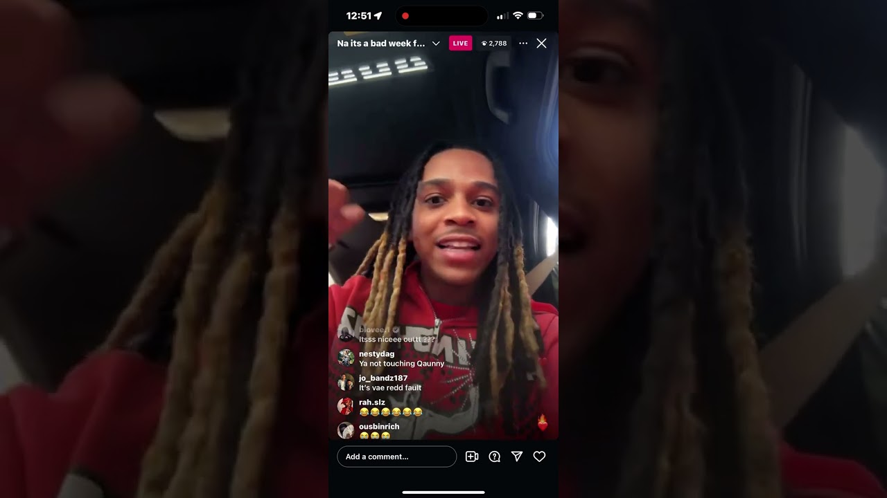 #cblu reacts the ebk choppa incident, disses #ot7quanny (FULL LIVE)