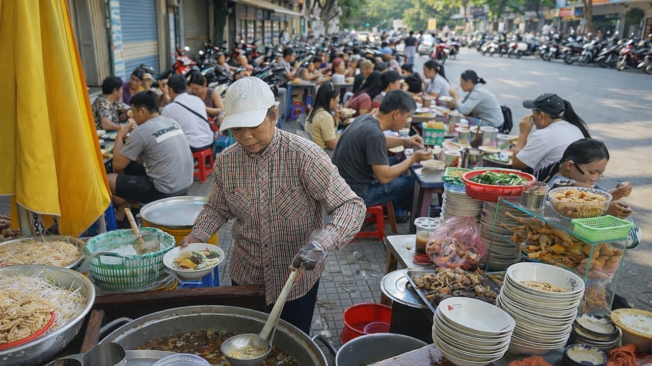 Tổng hợp 4 món ăn đông khách ở vỉa hè Sài Gòn không phải ai cũng biết