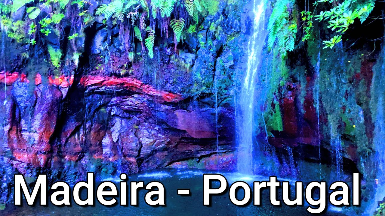 LEVADA das 25 FONTES, Levada of the 25 Waterfalls, Risco Waterfall , MADEIRA PORTUGAL, Raba&ccedil;al