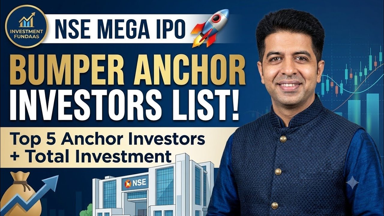 NSE MEGA IPO 🚀 Bumper Anchor Investors List! Top 5 Anchor Investors + Total Investment #ipo #gmp ...